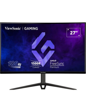 Monitor Gaming LED Curbat VIEWSONIC VX2718-PC-MHDJ, 27" Full HD, VA, 165 Hz, 1 ms, Black