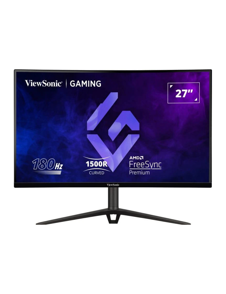Monitor Gaming LED Curbat VIEWSONIC VX2718-PC-MHDJ, 27" Full HD, VA, 165 Hz, 1 ms, Black