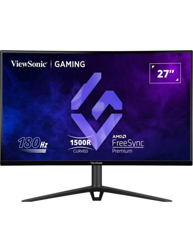 Monitor Gaming LED Curbat VIEWSONIC VX2718-PC-MHDJ, 27" Full HD, VA, 165 Hz, 1 ms, Black