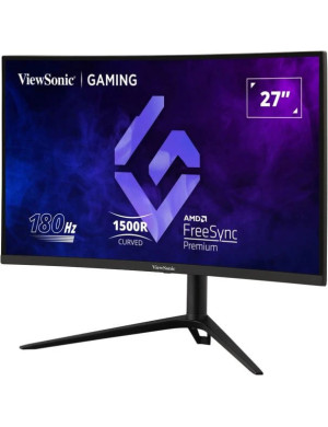 Monitor Gaming LED Curbat VIEWSONIC VX2718-PC-MHDJ, 27" Full HD, VA, 165 Hz, 1 ms, Black