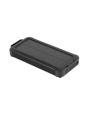PowerBank cu panou solar KRUGER & MATZ KM0910, 10000 mAh, 5 W, 1 x USB, 1 x USB Type-C, 1 x MicroUSB, Black