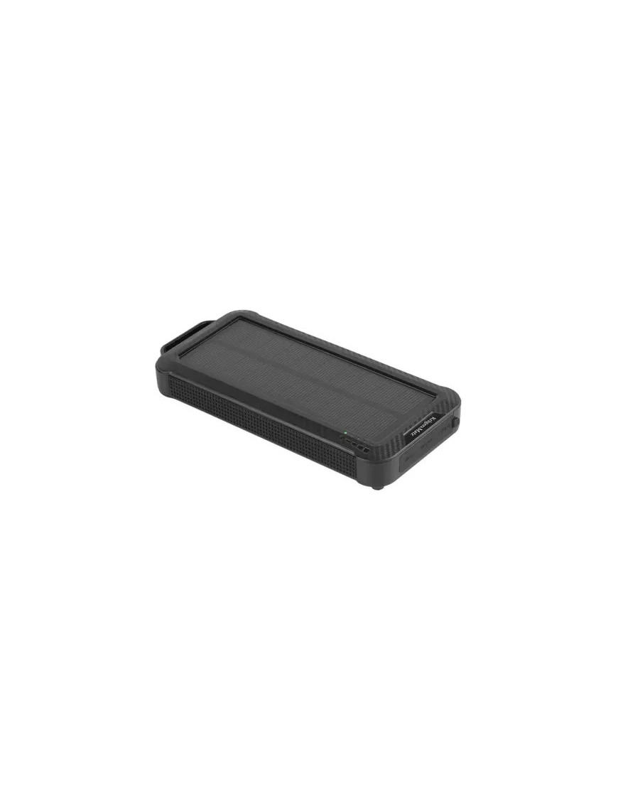 PowerBank cu panou solar KRUGER & MATZ KM0910, 10000 mAh, 5 W, 1 x USB, 1 x USB Type-C, 1 x MicroUSB, Black