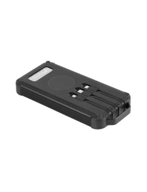 PowerBank cu panou solar KRUGER & MATZ KM0910, 10000 mAh, 5 W, 1 x USB, 1 x USB Type-C, 1 x MicroUSB, Black