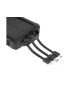 PowerBank cu panou solar KRUGER & MATZ KM0910, 10000 mAh, 5 W, 1 x USB, 1 x USB Type-C, 1 x MicroUSB, Black