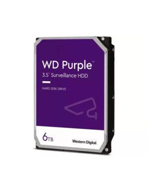Hard Disk Western Digital Purple WD64PURZ 6TB Surveillance 3.5'' SATA III