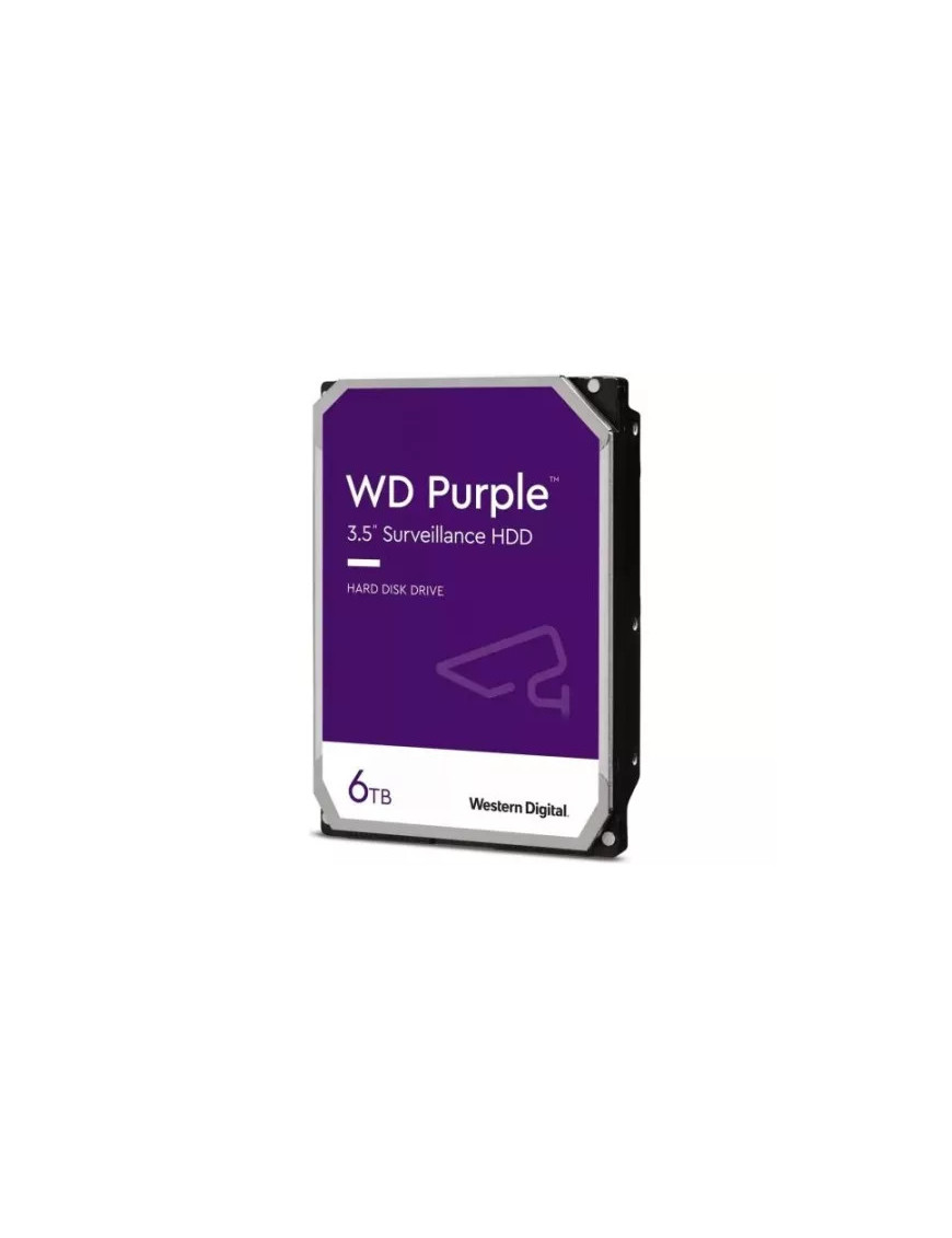 Hard Disk Western Digital Purple WD64PURZ 6TB Surveillance 3.5'' SATA III