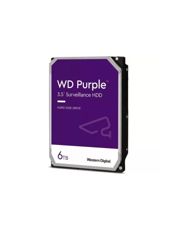 Hard Disk Western Digital Purple WD64PURZ 6TB Surveillance 3.5'' SATA III