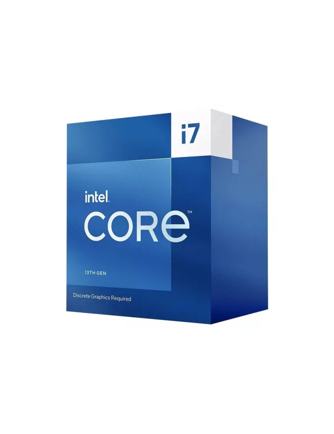 Procesor Intel Core i7-13700F 13th Gen Raptor Lake, 16 nuclee, 24 fire, până la 5.2GHz, LGA1700