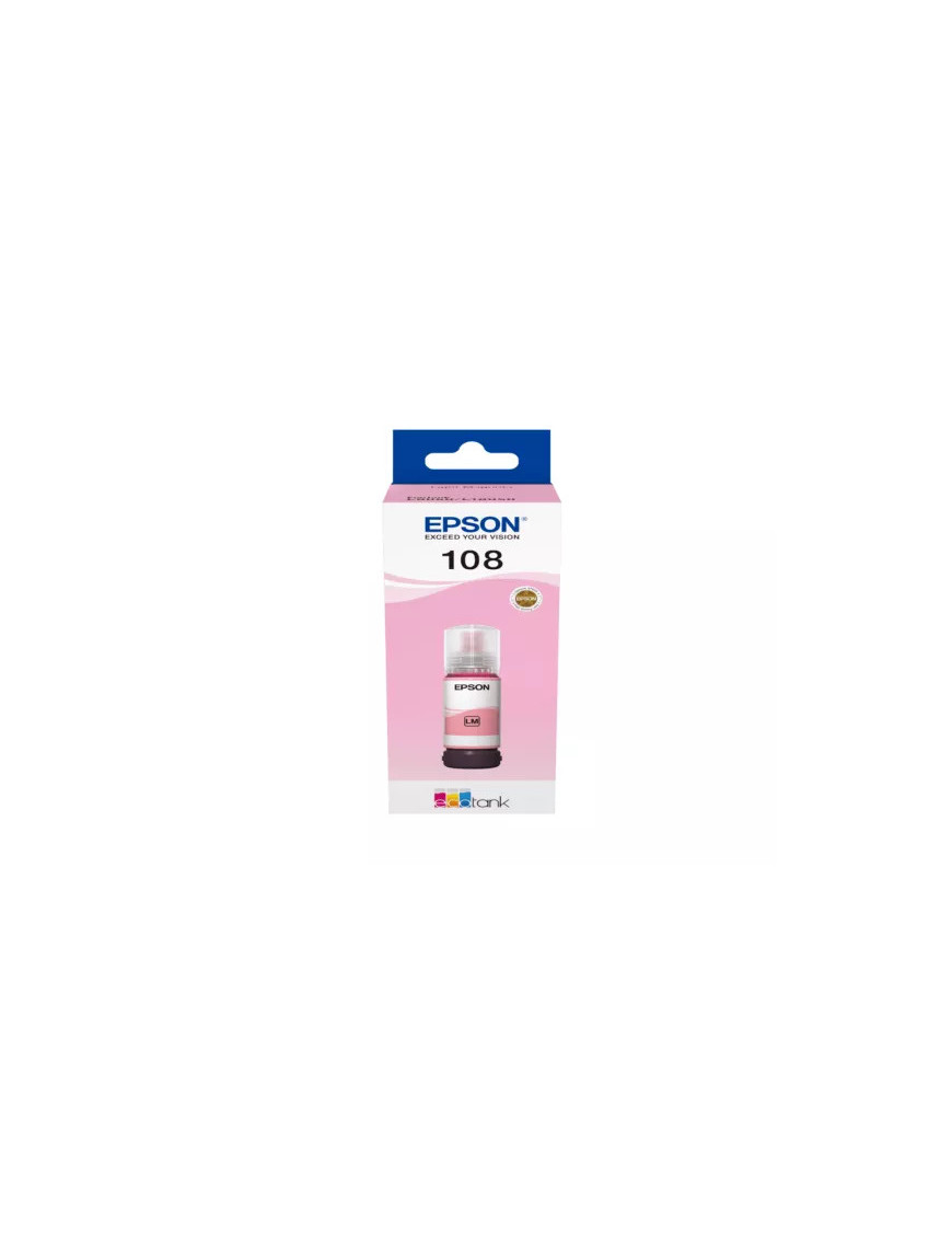 Cerneala EPSON EcoTank 108 C13T09C64A, 70 ml, Light Magenta