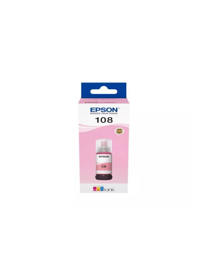 Cerneala EPSON EcoTank 108 C13T09C64A, 70 ml, Light Magenta