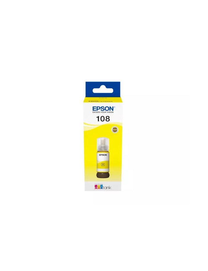 Cerneala EPSON EcoTank 108 C13T09C44A, 70 ml, Yellow