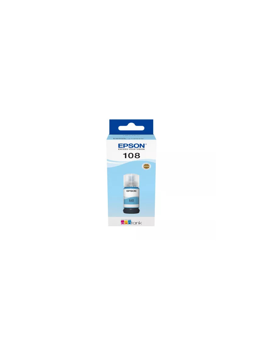 Cerneala EPSON EcoTank 108 C13T09C54A, 70 ml, Light Cyan