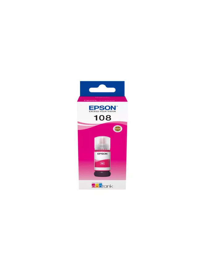 Cerneala EPSON EcoTank 108 C13T09C34A, 70 ml, Magenta