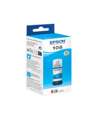 Cerneala EPSON EcoTank 108 C13T09C24A, 70 ml, Cyan