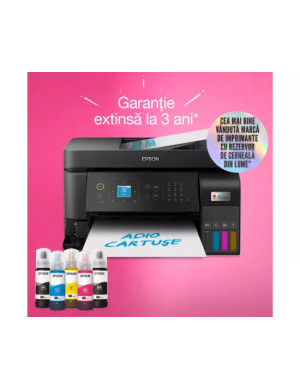 Multifunctional inkjet color CISS Epson EcoTank L5590 C11CK57403, Negru