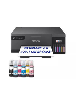 Imprimanta Epson EcoTank L8050 C11CK37402, InkJet CISS, A4, Wireless, Negru