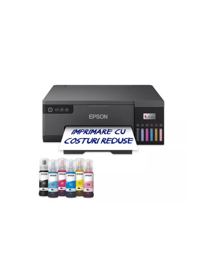 Imprimanta Epson EcoTank L8050 C11CK37402, InkJet CISS, A4, Wireless, Negru