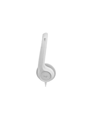 Casti cu fir LOGITECH H390 981-001286, USB, Off-White