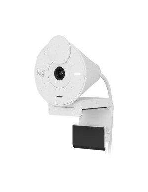 Camera Web Logitech Brio 300 960-001442, Full HD, USB Type-C, Off-White