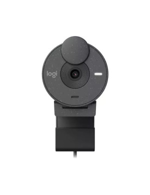 Camera Web Logitech Brio 300 960-001436, Full HD, USB Type-C, Graphite