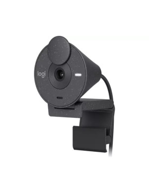 Camera Web Logitech Brio 300 960-001436, Full HD, USB Type-C, Graphite