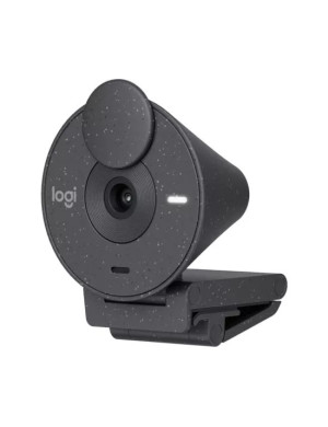 Camera Web Logitech Brio 300 960-001436, Full HD, USB Type-C, Graphite