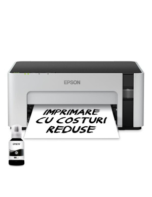 Imprimanta Epson EcoTank M1120 C11CG96403, A4, Wi-Fi, Alb/Negru