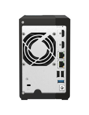 NAS QNAP, 2-Bay 2.5GbE, Intel Celeron J6412 Quad-Core, 8 GB RAM, 2×M.2 PCIe, Dual HDMI 4K, USB 3.2, Tower