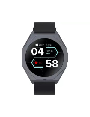 Smartwatch CANYON Otto SW-86 CNS-SW86BB, 42.4 mm, Android/iOS, Bluetooth, Silicon, Black