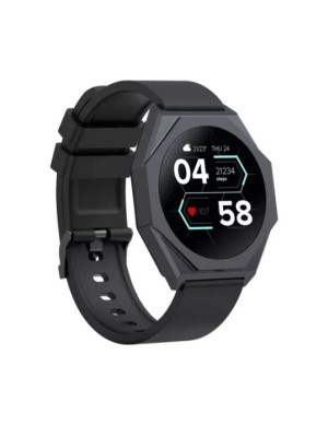 Smartwatch CANYON Otto SW-86 CNS-SW86BB, 42.4 mm, Android/iOS, Bluetooth, Silicon, Black