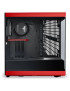 Carcasa HYTE Y40, Mid-Tower, ATX/Micro-ATX/Mini-ITX, Tempered Glass, Panoramic View Design, Black/Red