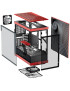 Carcasa HYTE Y40, Mid-Tower, ATX/Micro-ATX/Mini-ITX, Tempered Glass, Panoramic View Design, Black/Red