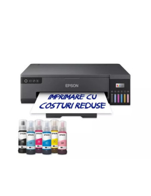 Imprimanta Foto Epson L18050 C11CK38402, InkJet CISS, A3+, Retea, Wireless, Negru