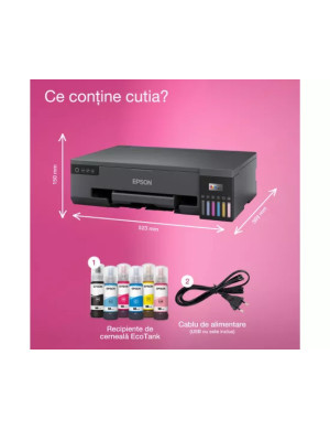 Imprimanta Foto Epson L18050 C11CK38402, InkJet CISS, A3+, Retea, Wireless, Negru