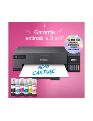 Imprimanta Foto Epson L18050 C11CK38402, InkJet CISS, A3+, Retea, Wireless, Negru