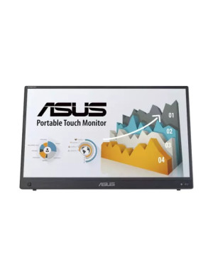 Monitor LED Touch ASUS ZenScreen MB16AHT, 15.6" FHD, 60Hz, 5ms, Black