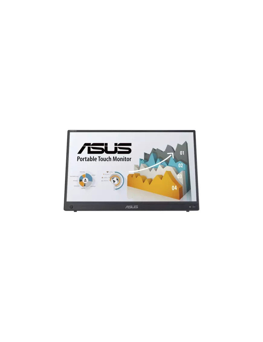 Monitor LED Touch ASUS ZenScreen MB16AHT, 15.6" FHD, 60Hz, 5ms, Black
