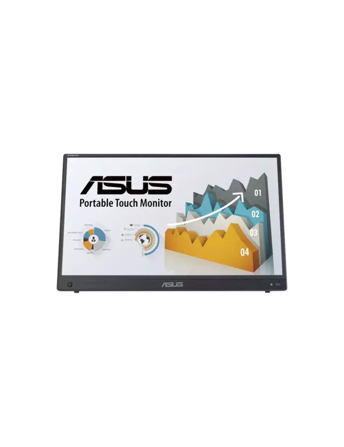 Monitor LED Touch ASUS ZenScreen MB16AHT, 15.6" FHD, 60Hz, 5ms, Black