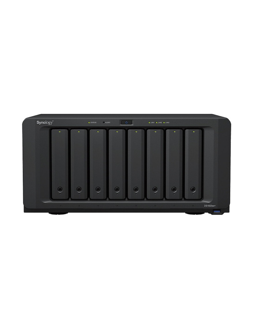 Network Attached Storage SYNOLOGY DS1823xs+ cu procesor AMD Ryzen V1780B 3.35GHz, 8-Bay, 8GB DDR4, Black