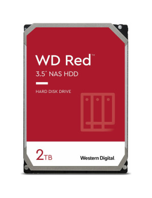 HDD WESTERN DIGITAL Red Plus WD20EFPX, 2TB, SATA-III, 5400 RPM, 3.5 inch, Red