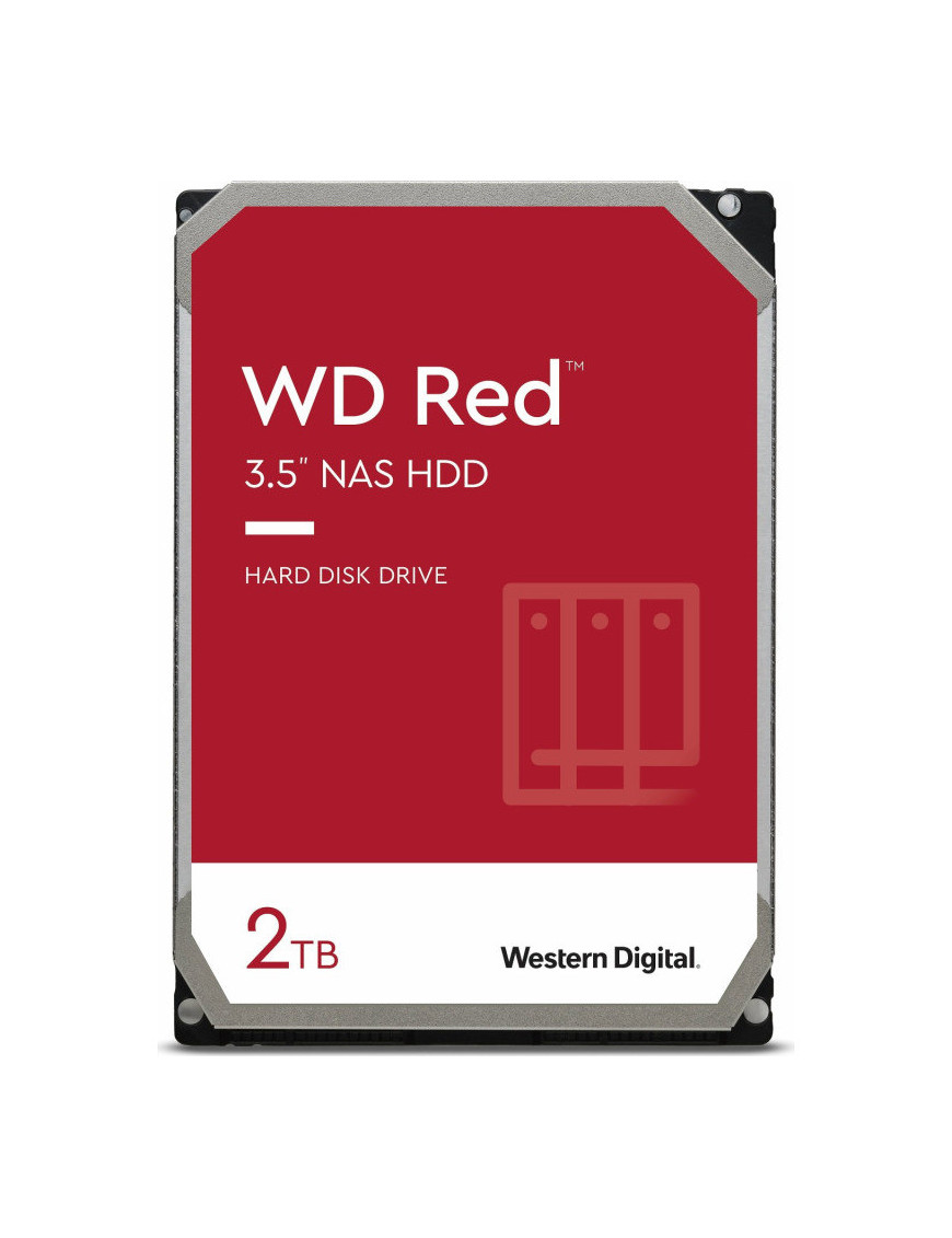 HDD WESTERN DIGITAL Red Plus WD20EFPX, 2TB, SATA-III, 5400 RPM, 3.5 inch, Red