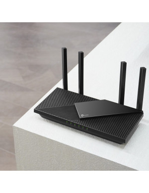 TP-Link Archer AX55 Pro router wireless Gigabit Ethernet Bandă dublă (2.4 GHz/ 5 GHz) Negru