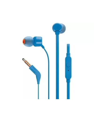 Căști cu fir JBL T160 – Sunet Pure Bass în design compact, culoare albastră