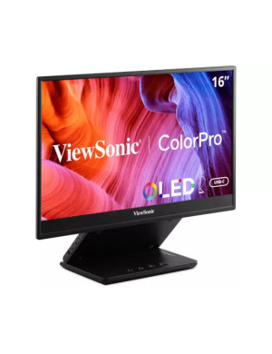 Monitor LED VIEWSONIC Portabil VP16-OLED, 15.6" Full HD, OLED, 60 Hz, 1ms, Black