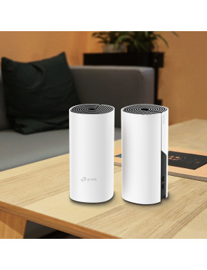 TP-Link Deco M4(2-pack) Bandă dublă (2.4 GHz/ 5 GHz) Wi-Fi 5 (802.11ac) Alb Intern