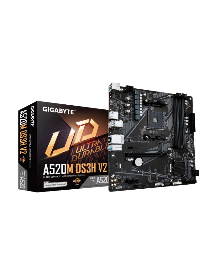 GIGABYTE A520M DS3H V2 plăci de bază Mufă AM4 micro-ATX