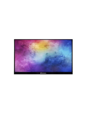 Monitor LED Portabil VERBATIM 49591, 14", Full HD, Touchscreen, 6 ms, 60 Hz, Black