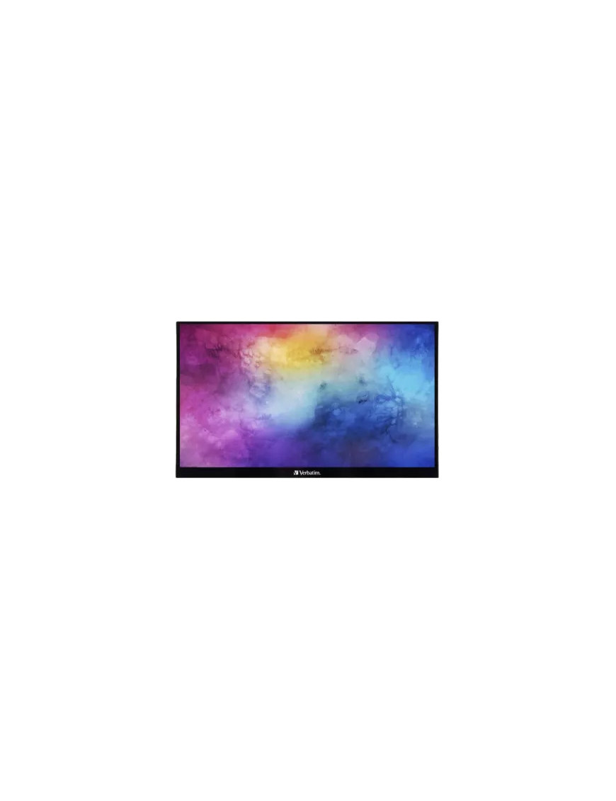 Monitor LED Portabil VERBATIM 49591, 14", Full HD, Touchscreen, 6 ms, 60 Hz, Black