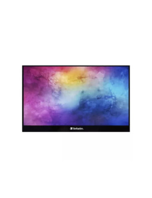 Monitor LED Portabil VERBATIM 49593, 17.3", Full HD, Touchscreen, 6 ms, 60 Hz, Black