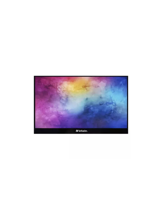 Monitor LED Portabil VERBATIM 49593, 17.3", Full HD, Touchscreen, 6 ms, 60 Hz, Black